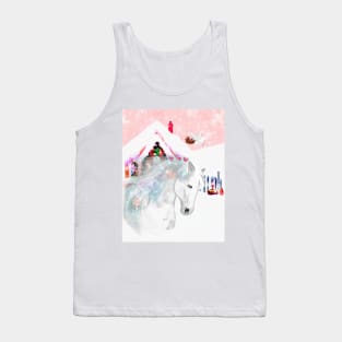 Horse Lovers Christmas Decoration Tank Top